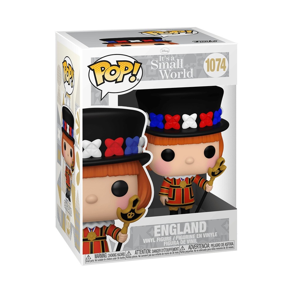 Funko Pop Disney It's a Small World England 1074 Vinyl Figure Vaulted 55256